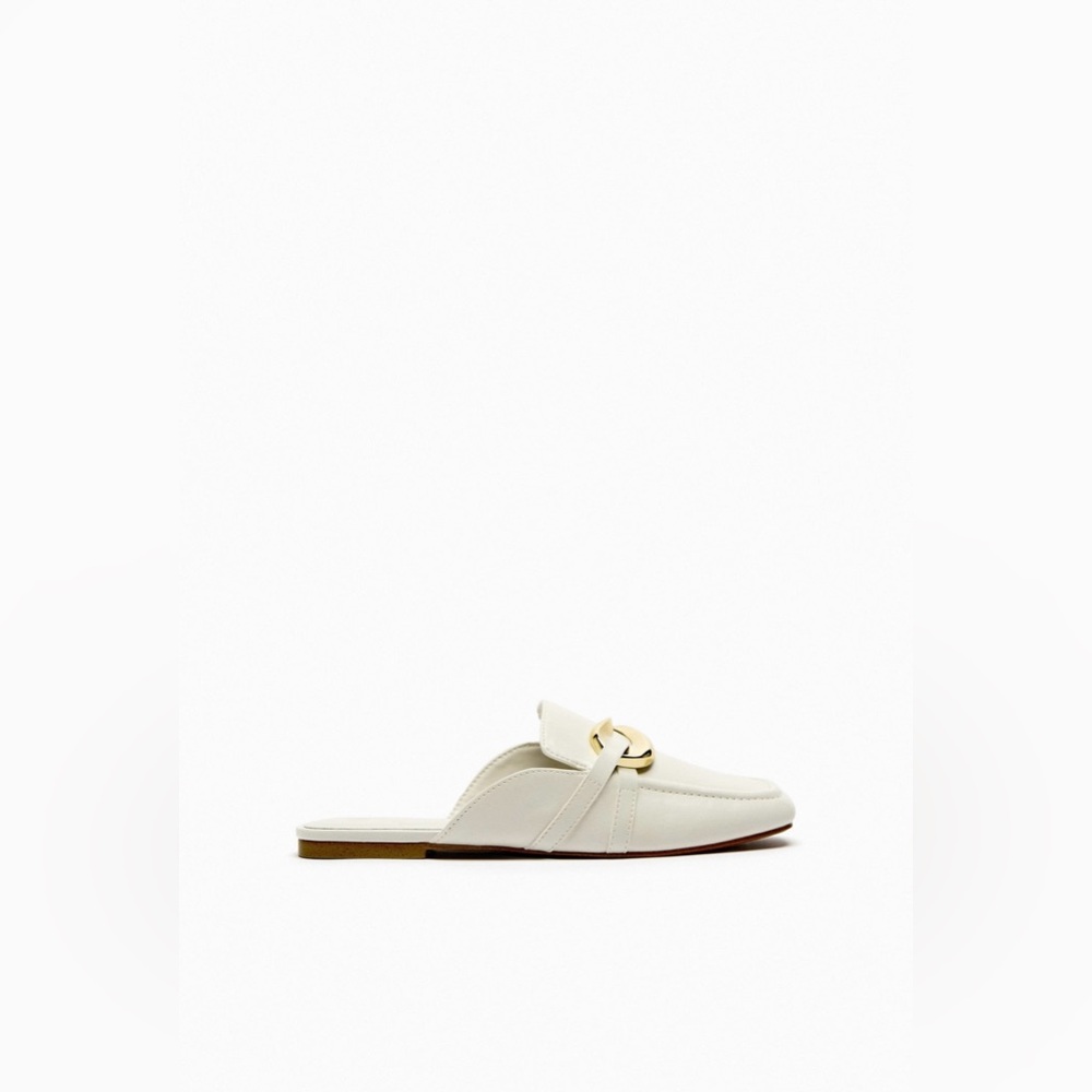 Metal embellished mule loafers. - Picture 3 of 5